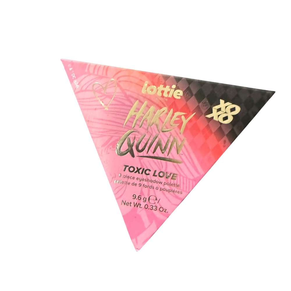 Lottie London Harleyโ Quinn Eyeshadow Palette Women OS Pink NEW Toxic Love 9 Pan